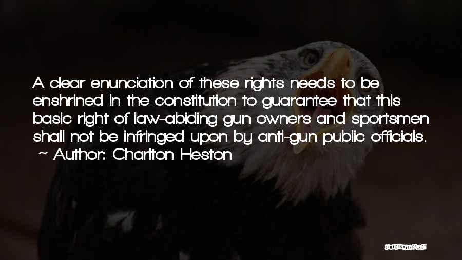 Best Sportsmen Quotes By Charlton Heston