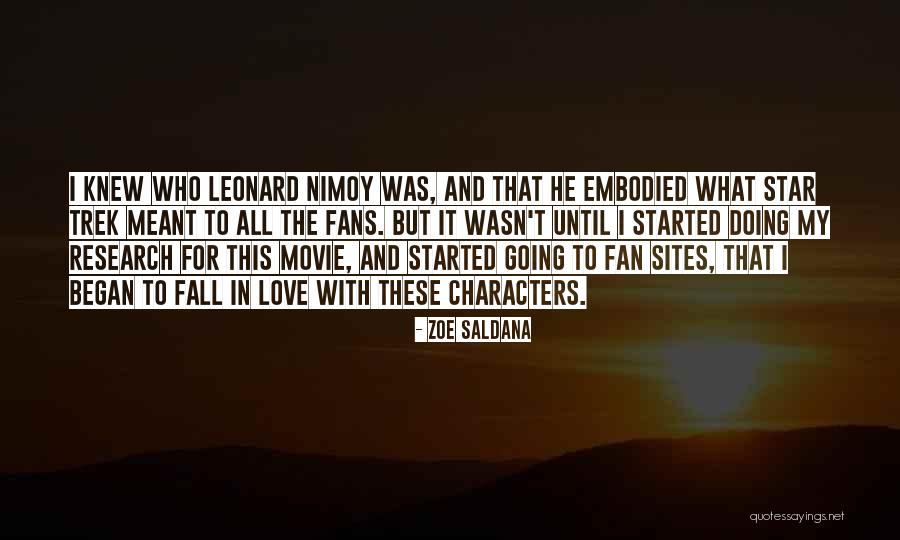 Best Star Trek Movie Quotes By Zoe Saldana Best Star Trek Movie Quotes By Zoe Saldana
