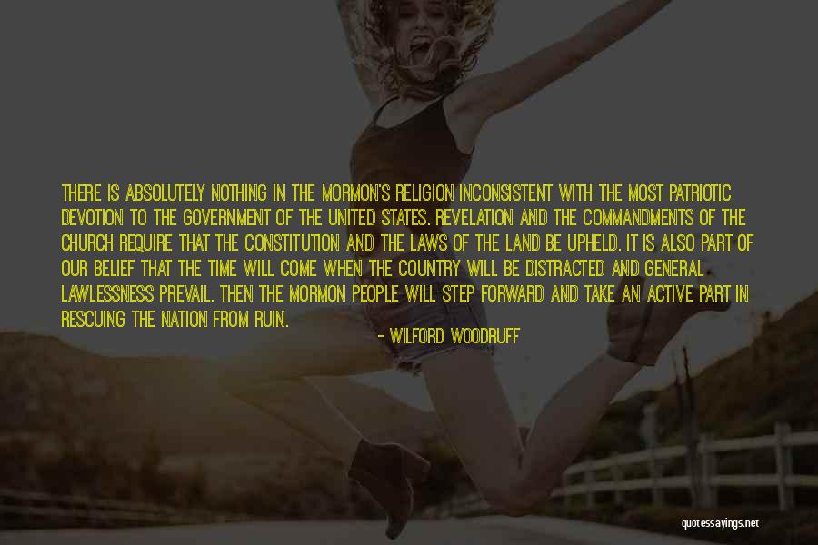 Best Step Forward Quotes By Wilford Woodruff