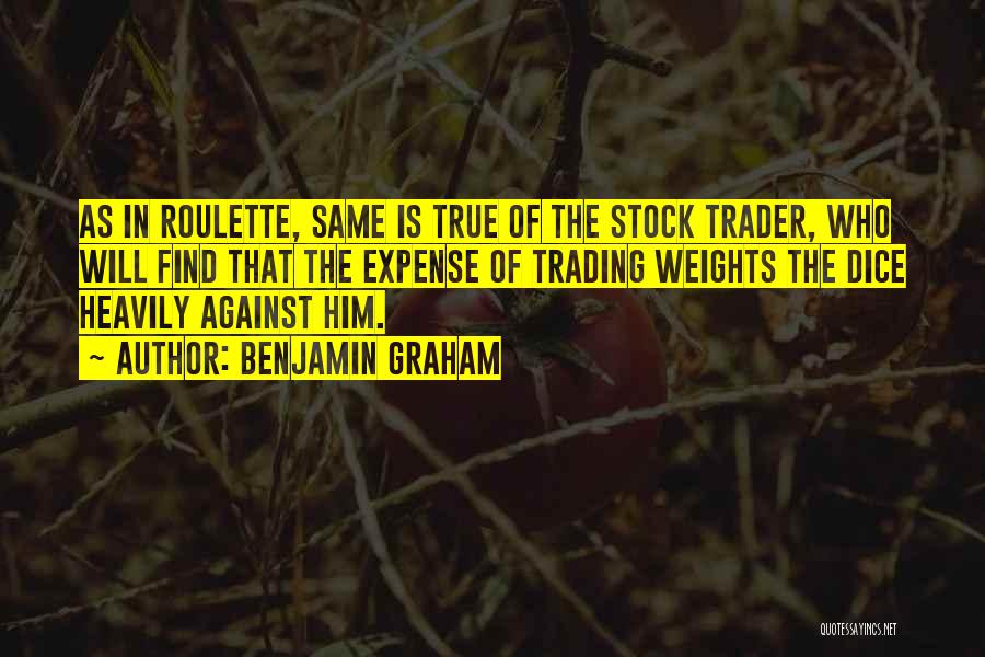 Best Stock Trader Quotes By Benjamin Graham