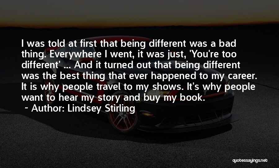 Best Story Book Quotes By Lindsey Stirling