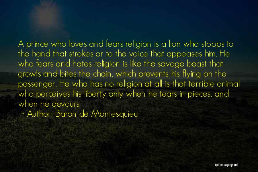 Best Strokes Quotes By Baron De Montesquieu