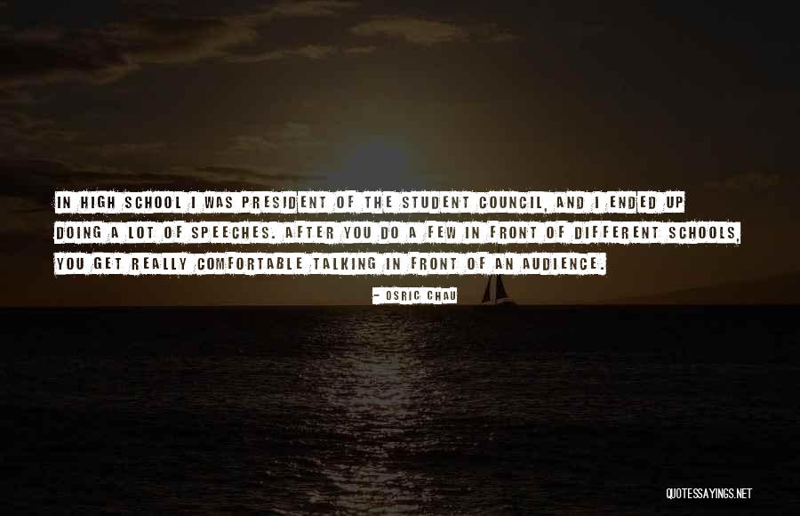 Best Student Council Quotes By Osric Chau Best Student Council Quotes By Osric Chau