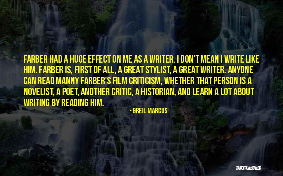 Best Stylist Quotes By Greil Marcus