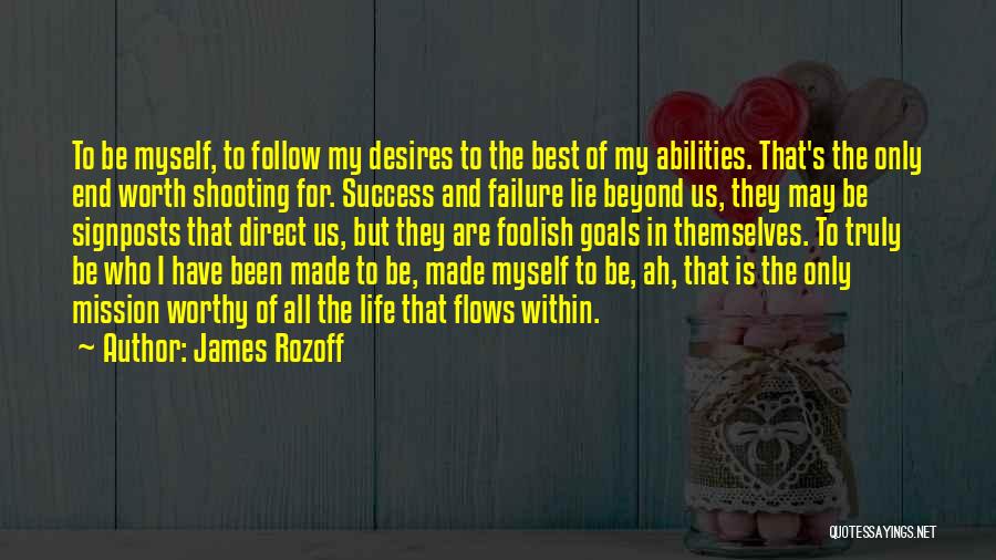 Best Success And Failure Quotes By James Rozoff