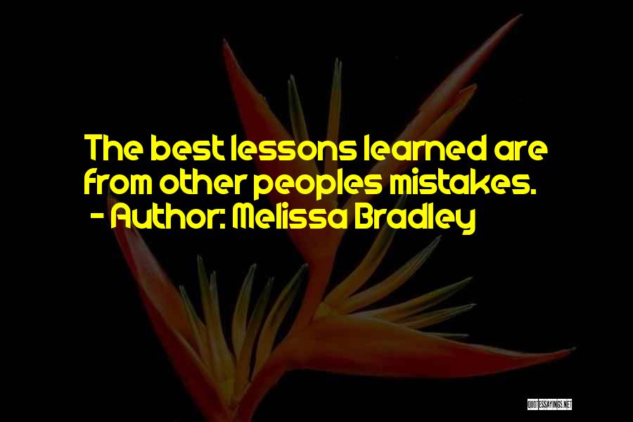 Best Success Quotes By Melissa Bradley