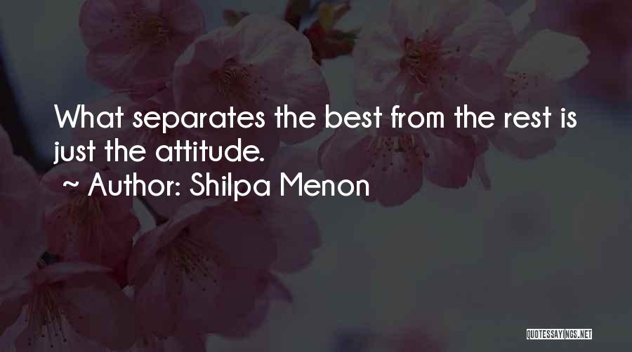 Best Success Quotes By Shilpa Menon