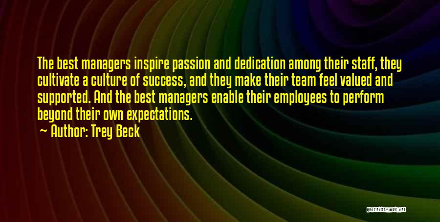 Best Success Quotes By Trey Beck