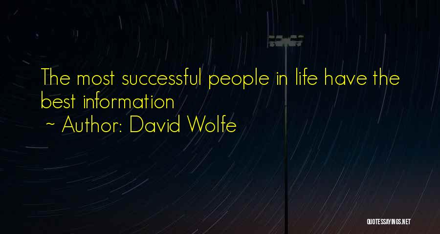 Best Successful Business Quotes By David Wolfe
