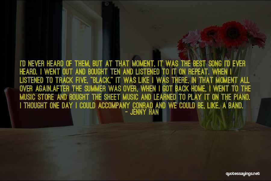 Best Summer Song Quotes By Jenny Han Best Summer Song Quotes By Jenny Han
