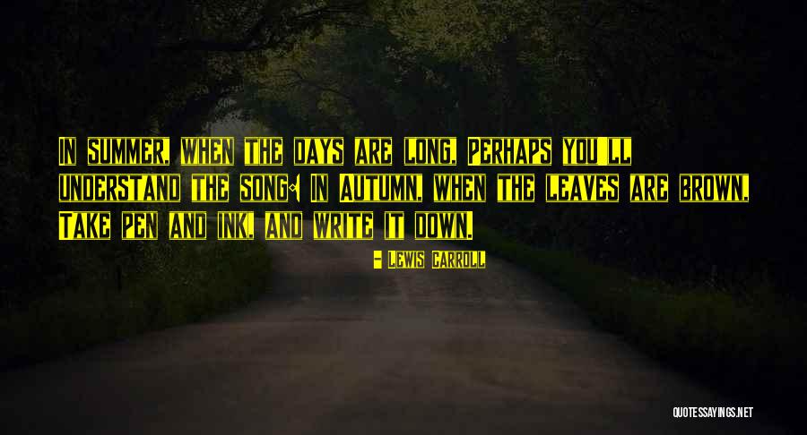 Best Summer Song Quotes By Lewis Carroll Best Summer Song Quotes By Lewis Carroll