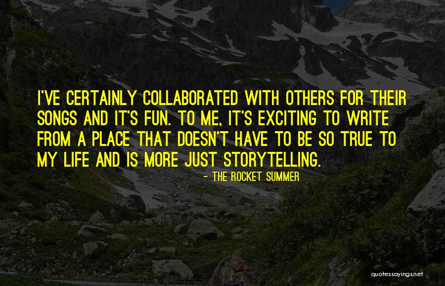 Best Summer Song Quotes By The Rocket Summer Best Summer Song Quotes By The Rocket Summer