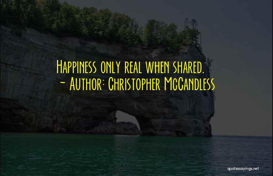 Best Supertramp Quotes By Christopher McCandless