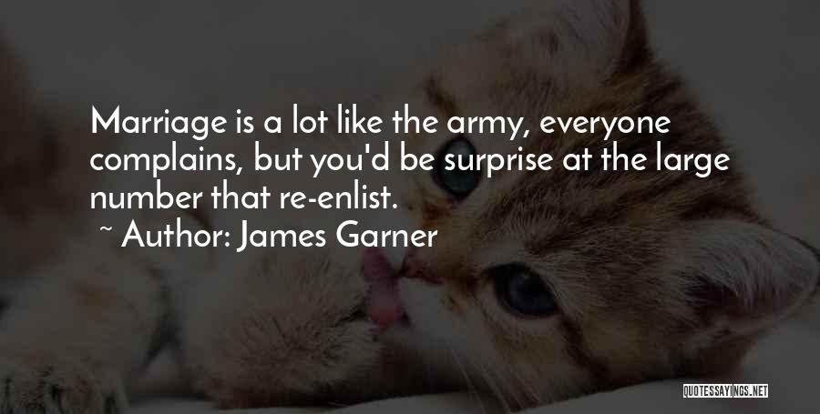 Best Surprise Love Quotes By James Garner