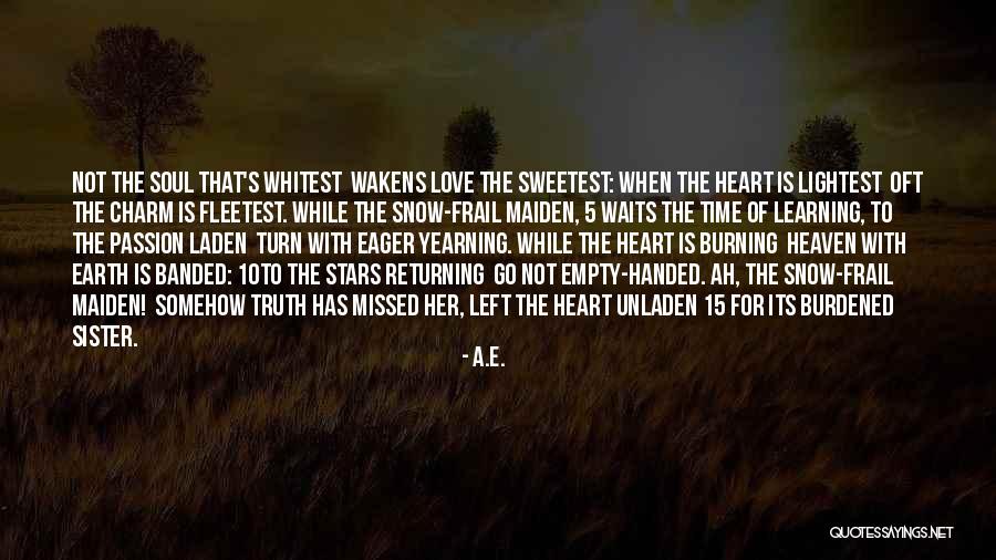 Best Sweetest Thing Quotes By A.E.