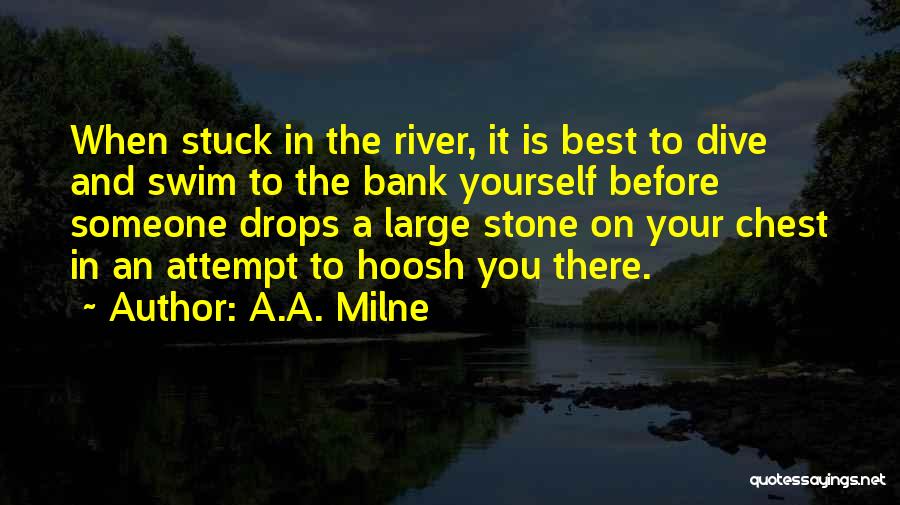 Best Swim Quotes By A.A. Milne