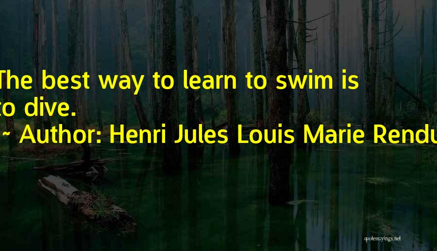 Best Swim Quotes By Henri Jules Louis Marie Rendu