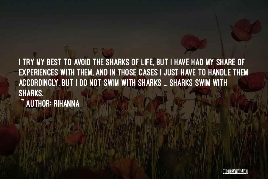 Best Swim Quotes By Rihanna