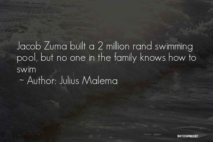 Best Swimming Pool Quotes By Julius Malema