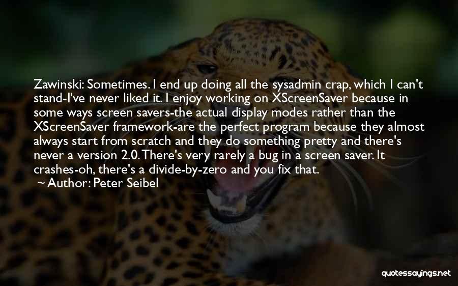 Best Sysadmin Quotes By Peter Seibel