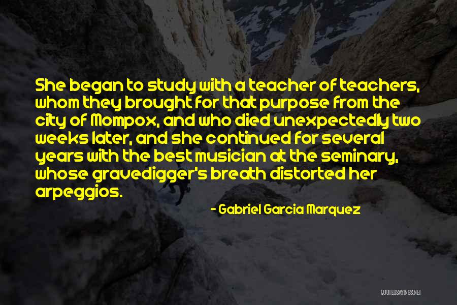 Best Teachers Quotes By Gabriel Garcia Marquez