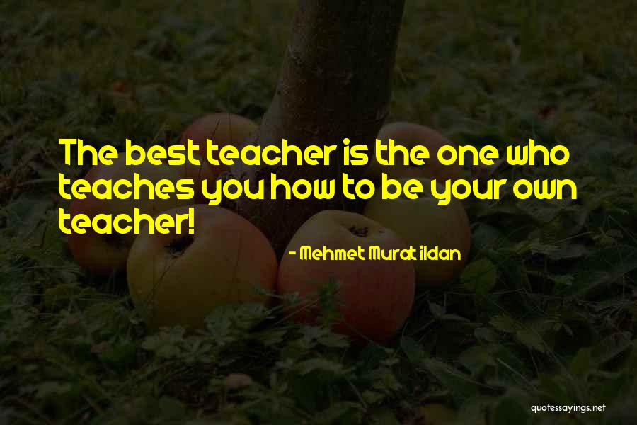 Best Teachers Quotes By Mehmet Murat Ildan