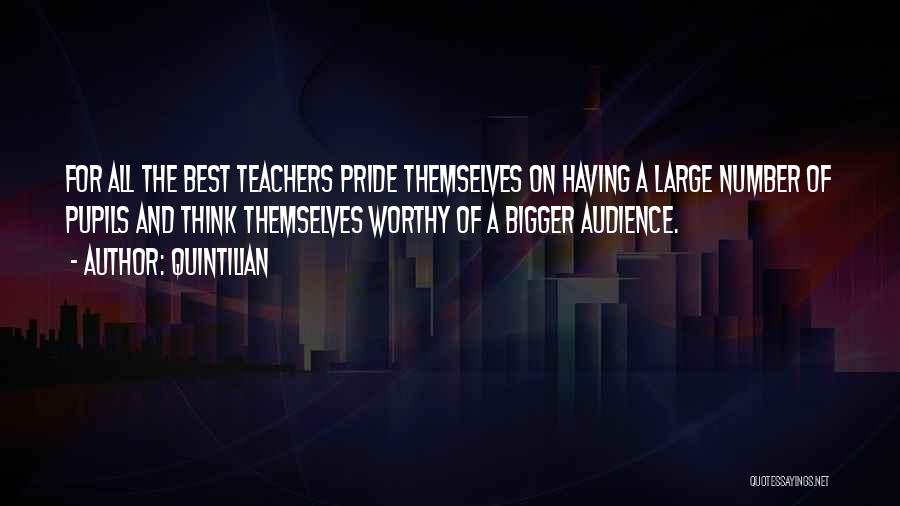 Best Teachers Quotes By Quintilian
