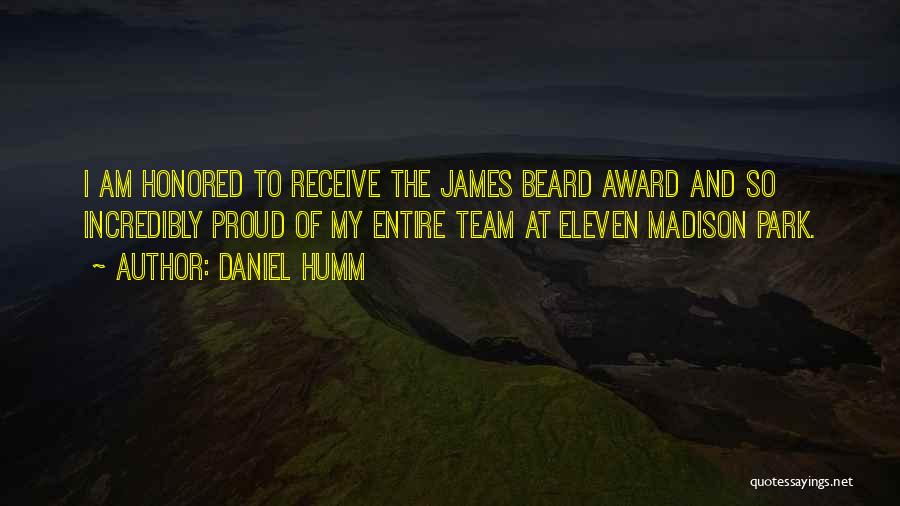 Best Team Award Quotes By Daniel Humm