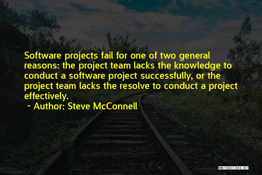 Best Teamwork Quotes By Steve McConnell