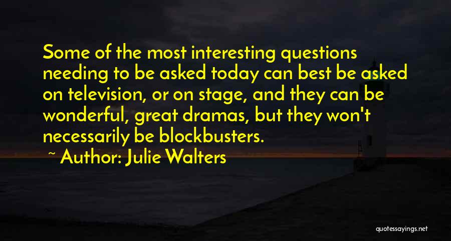 Best Television Quotes By Julie Walters