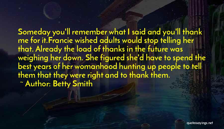 Best Thank You Quotes By Betty Smith