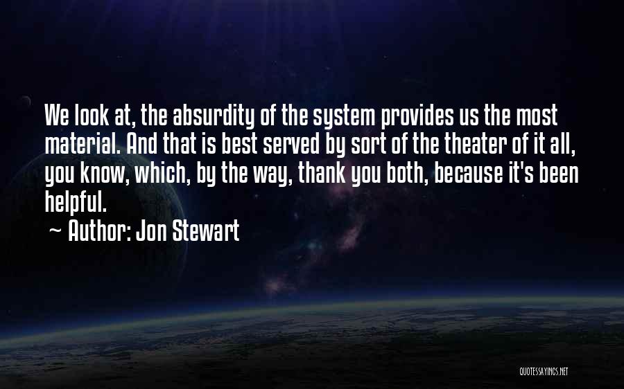 Best Thank You Quotes By Jon Stewart