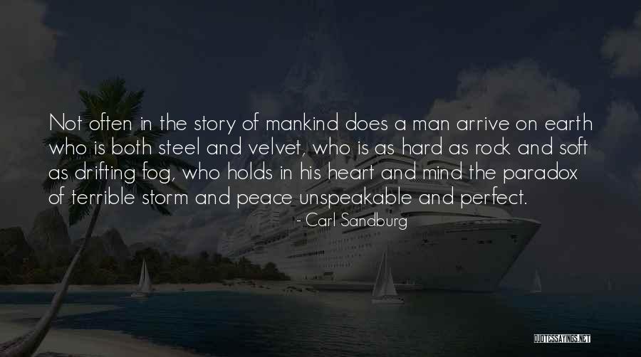 Best The Perfect Storm Quotes By Carl Sandburg