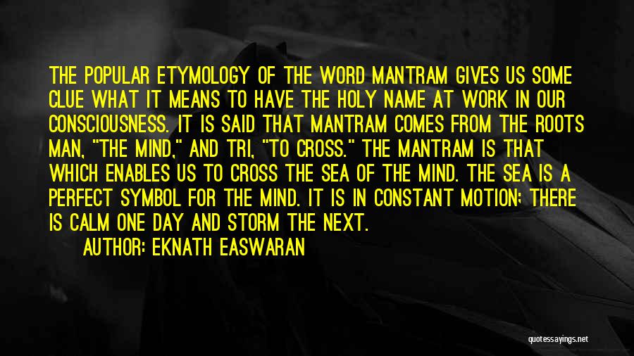 Best The Perfect Storm Quotes By Eknath Easwaran