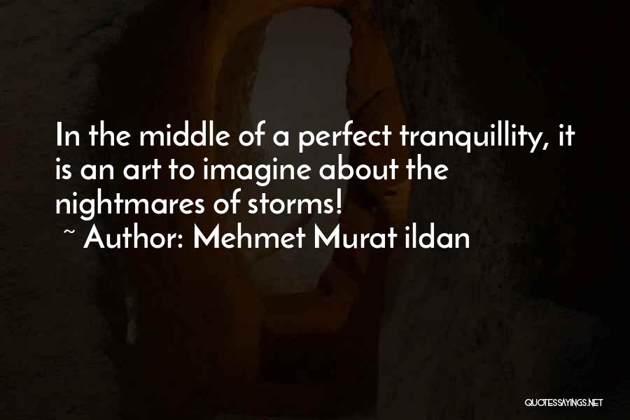 Best The Perfect Storm Quotes By Mehmet Murat Ildan