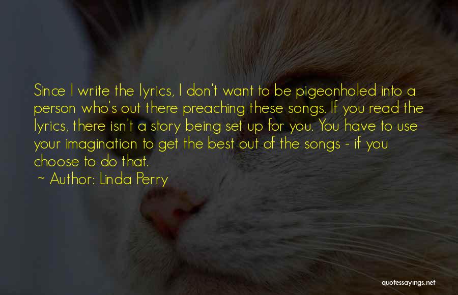 Best The Who Lyrics Quotes By Linda Perry