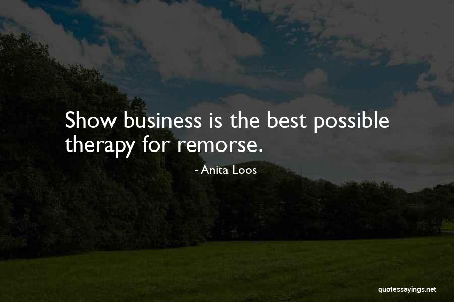 Best Therapy Quotes By Anita Loos