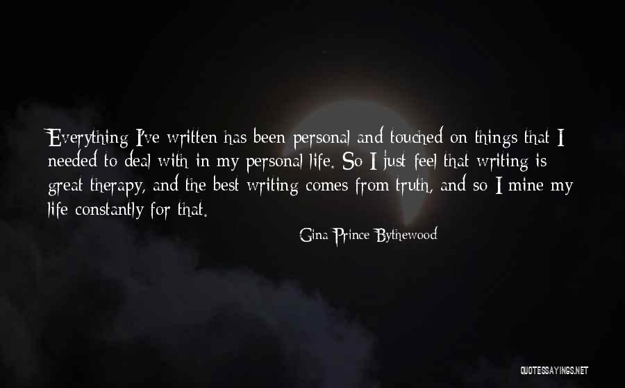 Best Therapy Quotes By Gina Prince-Bythewood