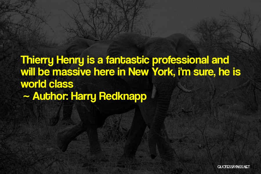 Best Thierry Henry Quotes By Harry Redknapp