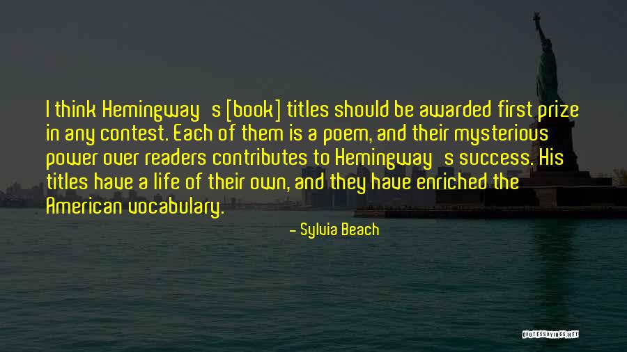 Best This American Life Quotes By Sylvia Beach