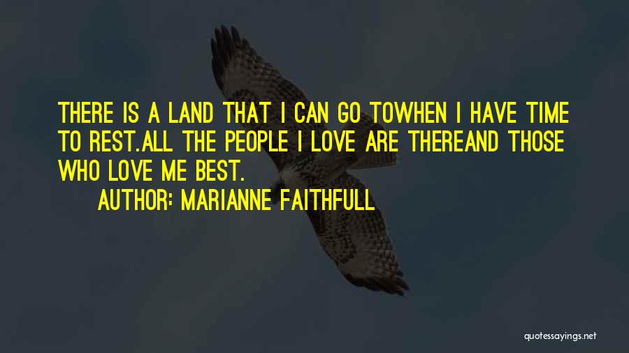 Best Time Travel Quotes By Marianne Faithfull