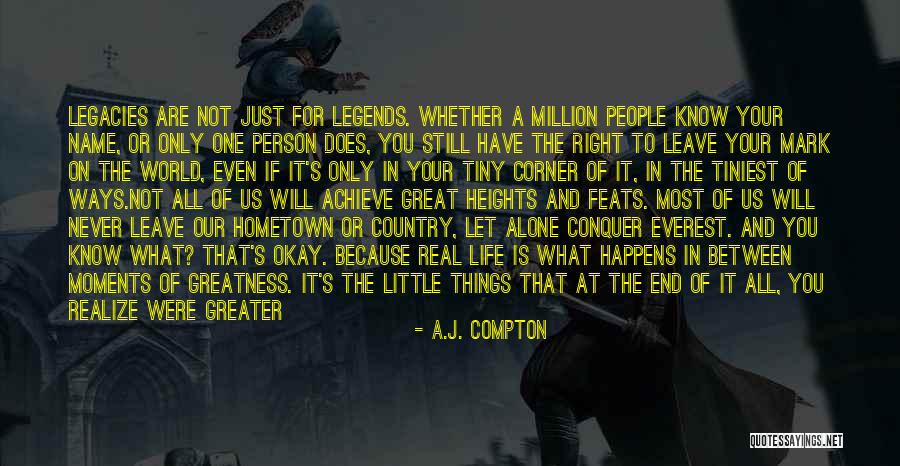 Best Tiny Quotes By A.J. Compton