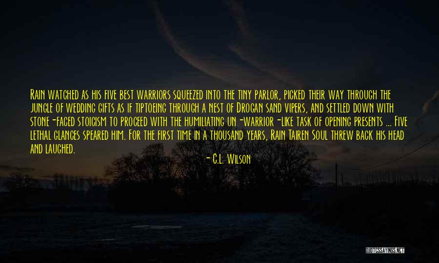 Best Tiny Quotes By C.L. Wilson Best Tiny Quotes By C.L. Wilson