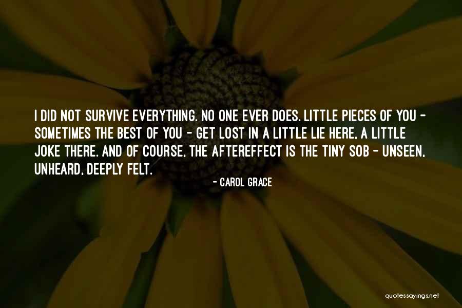 Best Tiny Quotes By Carol Grace