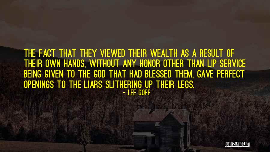 Best Tithing Quotes By Lee Goff