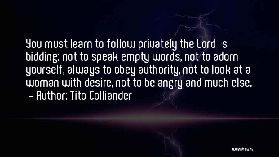 Best Tito Quotes By Tito Colliander