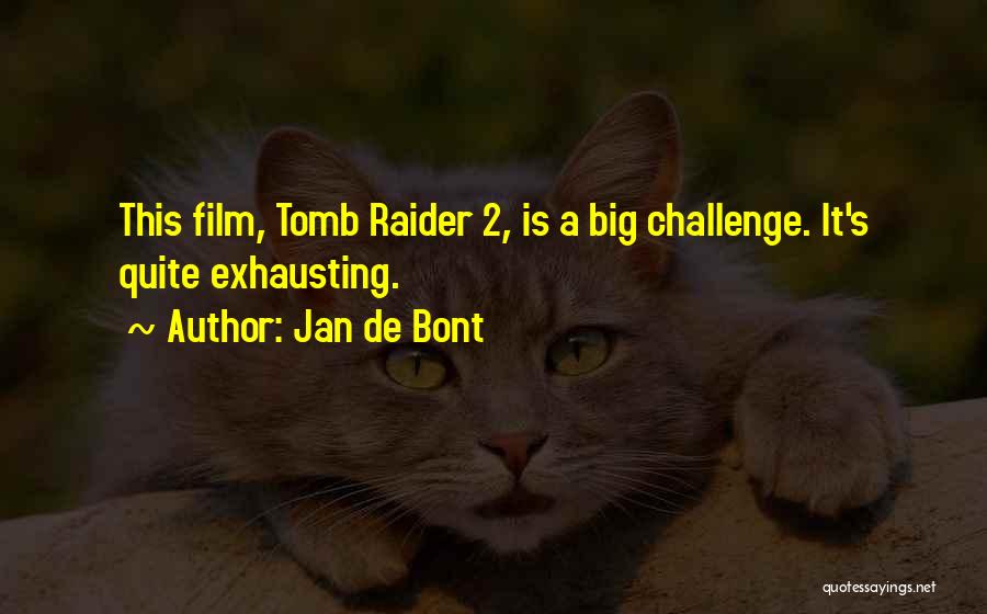 Best Tomb Raider Quotes By Jan De Bont