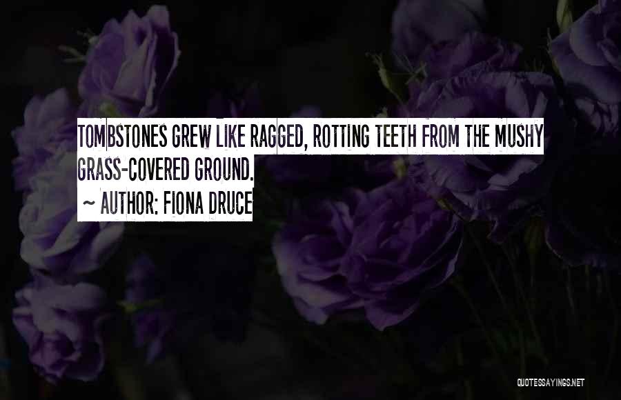 Best Tombstones Quotes By Fiona Druce