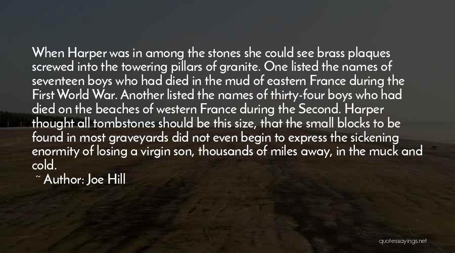 Best Tombstones Quotes By Joe Hill