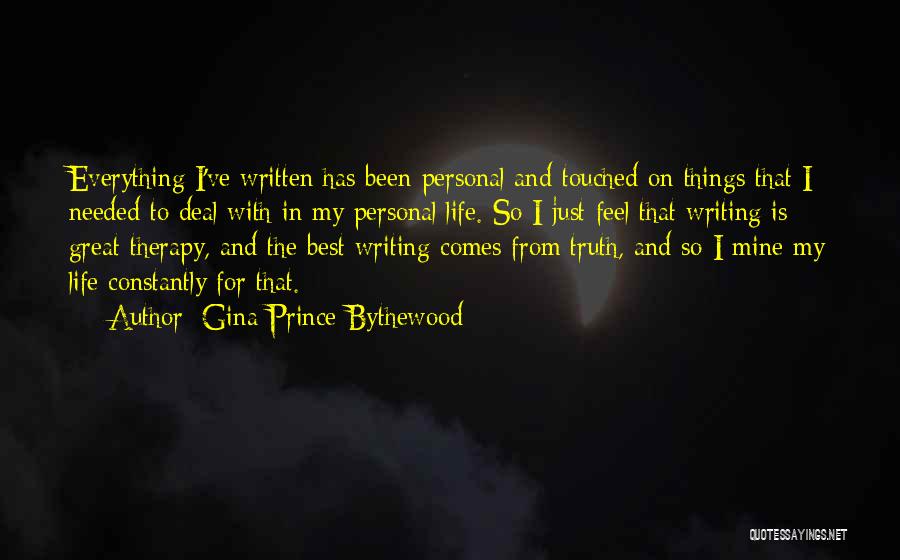 Best Touched Quotes By Gina Prince-Bythewood
